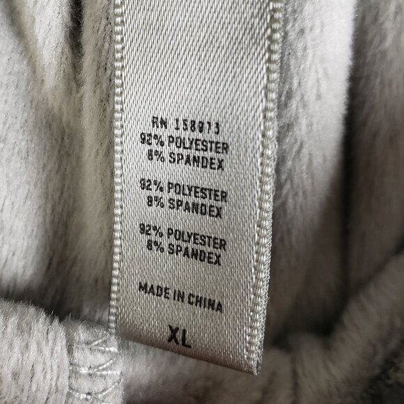 SKIMS Gray Velour Wide Leg Jogger Pants Sweatpants Pull-on size XL Lounge Soft - Picture 8 of 15